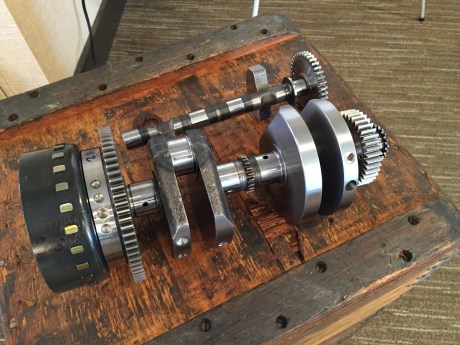 The crankshaft ...
